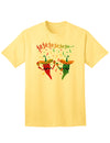 Authentic Mexican Chili Peppers Adult T-Shirt-Mens T-shirts-TooLoud-Yellow-Small-Davson Sales