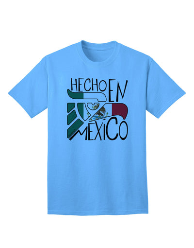 Authentic Mexican Design: Mexican Flag Adult T-Shirt by TooLoud-Mens T-shirts-TooLoud-Aquatic-Blue-Small-Davson Sales