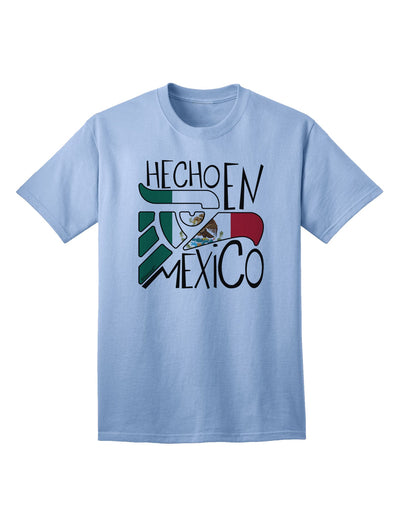 Authentic Mexican Design: Mexican Flag Adult T-Shirt by TooLoud-Mens T-shirts-TooLoud-Light-Blue-Small-Davson Sales