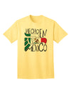 Authentic Mexican Design: Mexican Flag Adult T-Shirt by TooLoud-Mens T-shirts-TooLoud-Yellow-Small-Davson Sales