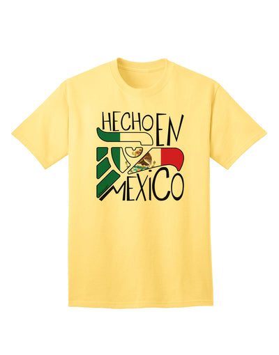 Authentic Mexican Design: Mexican Flag Adult T-Shirt by TooLoud-Mens T-shirts-TooLoud-Yellow-Small-Davson Sales