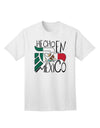 Authentic Mexican Design: Mexican Flag Adult T-Shirt by TooLoud-Mens T-shirts-TooLoud-White-Small-Davson Sales