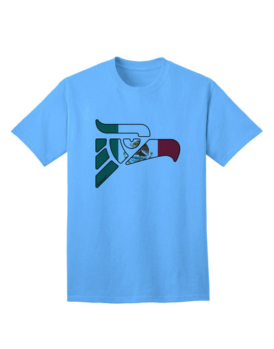 Authentic Mexican Eagle Symbol - Mexican Flag Adult T-Shirt by TooLoud-Mens T-shirts-TooLoud-Aquatic-Blue-Small-Davson Sales