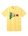 Authentic Mexican Eagle Symbol - Mexican Flag Adult T-Shirt by TooLoud-Mens T-shirts-TooLoud-Yellow-Small-Davson Sales