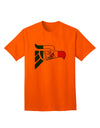 Authentic Mexican Eagle Symbol - Mexican Flag Adult T-Shirt by TooLoud-Mens T-shirts-TooLoud-Orange-Small-Davson Sales