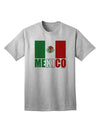 Authentic Mexican Flag Adult T-Shirt with Mexico Text by TooLoud-Mens T-shirts-TooLoud-AshGray-Small-Davson Sales