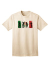 Authentic Mexican Flag - Vibrant Dancing Silhouettes Adult T-Shirt by TooLoud-Mens T-shirts-TooLoud-Natural-Small-Davson Sales