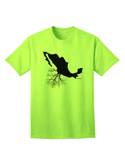 Authentic Mexican Heritage Adult T-Shirt with Exquisite Design by TooLoud-Mens T-shirts-TooLoud-Neon-Green-Small-Davson Sales