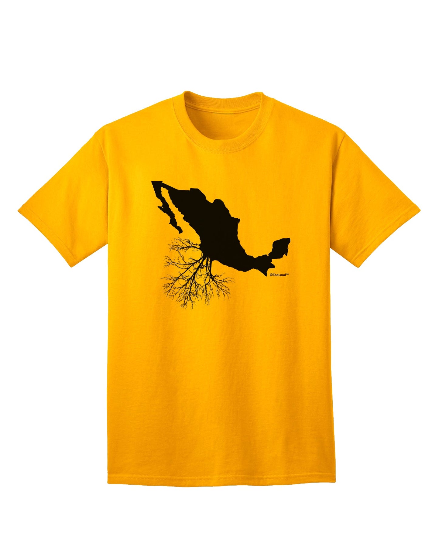 Authentic Mexican Heritage Adult T-Shirt with Exquisite Design by TooLoud-Mens T-shirts-TooLoud-Gold-Small-Davson Sales