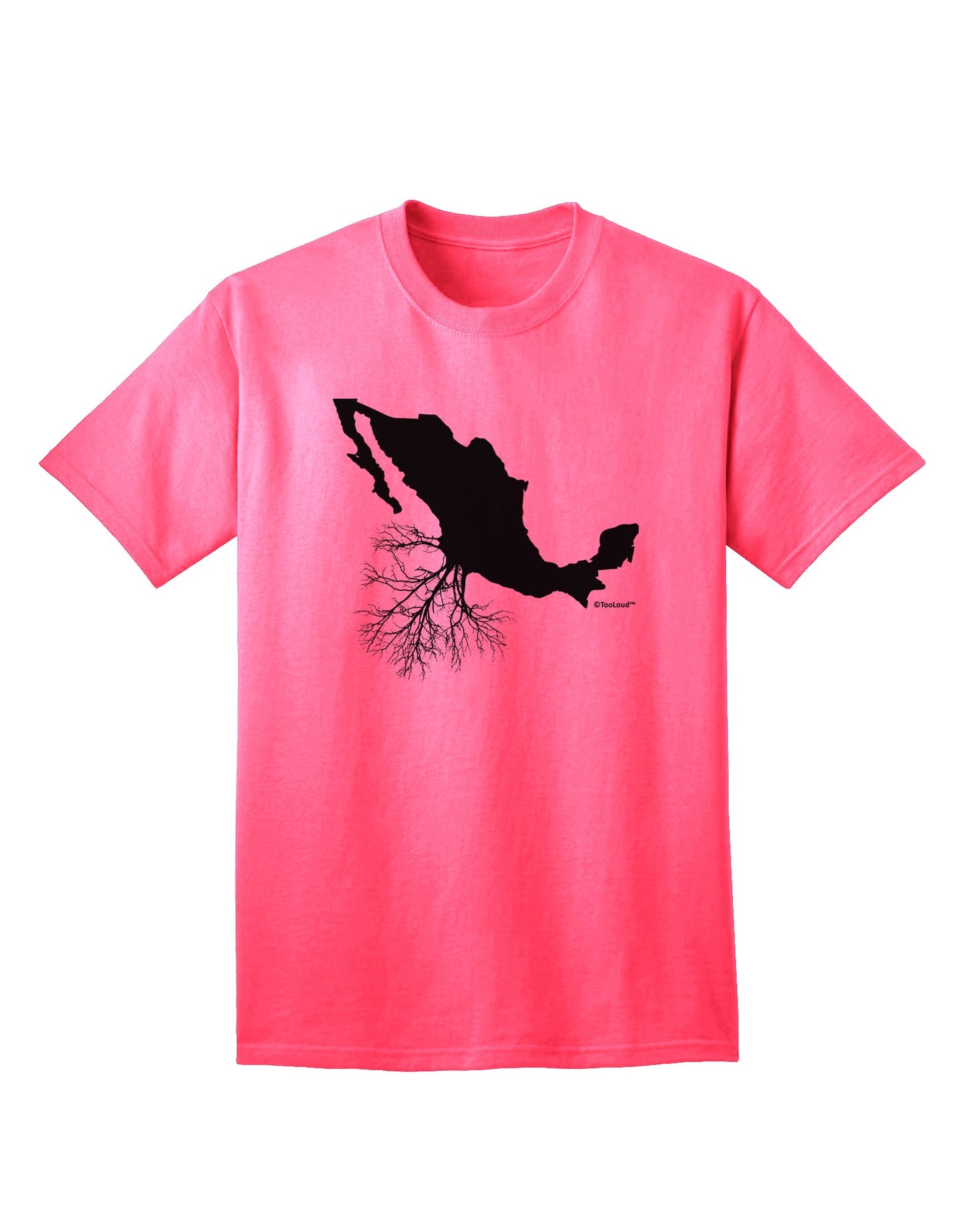 Authentic Mexican Heritage Adult T-Shirt with Exquisite Design by TooLoud-Mens T-shirts-TooLoud-Neon-Pink-Small-Davson Sales
