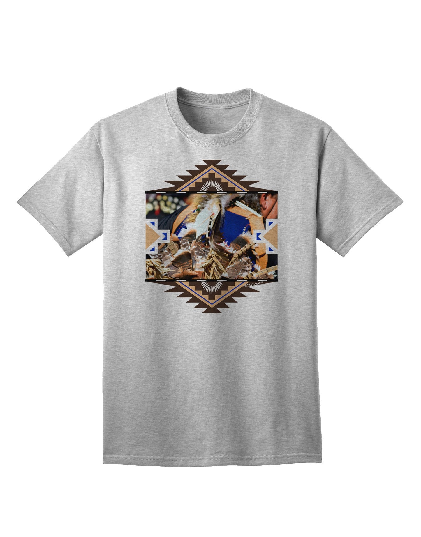 Authentic Native American Dancer 1 - Premium Adult T-Shirt Collection-Mens T-shirts-TooLoud-AshGray-Small-Davson Sales