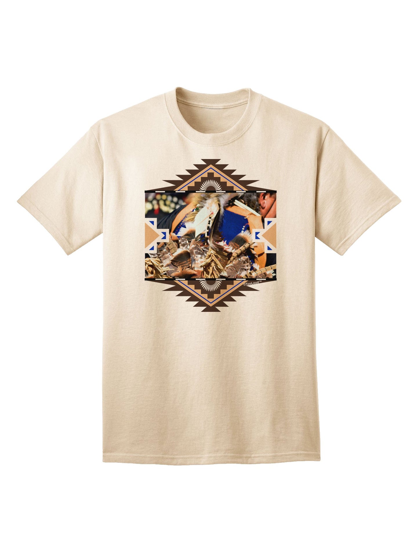 Authentic Native American Dancer 1 - Premium Adult T-Shirt Collection-Mens T-shirts-TooLoud-Natural-Small-Davson Sales