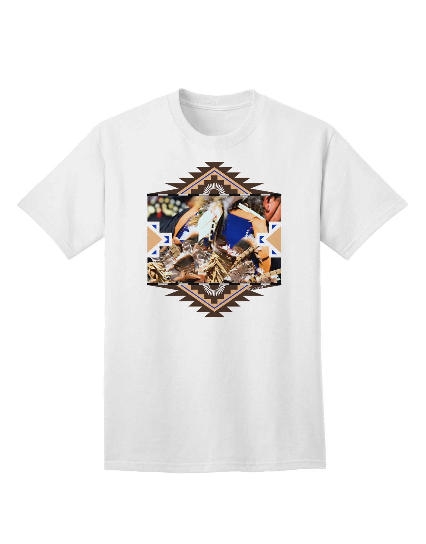 Authentic Native American Dancer 1 - Premium Adult T-Shirt Collection-Mens T-shirts-TooLoud-White-Small-Davson Sales