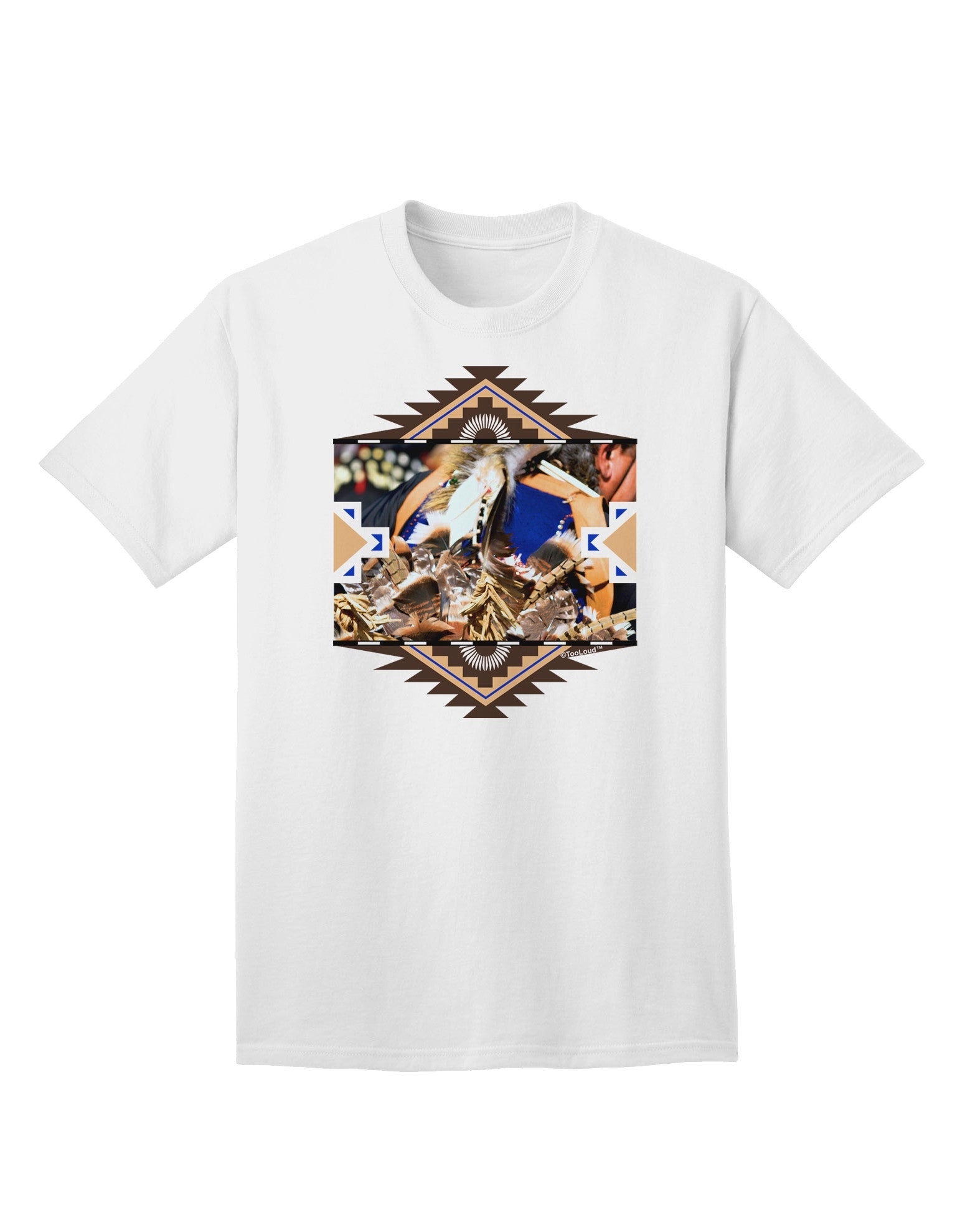 Authentic Native American Dancer 1 - Premium Adult T-Shirt Collection-Mens T-shirts-TooLoud-White-Small-Davson Sales