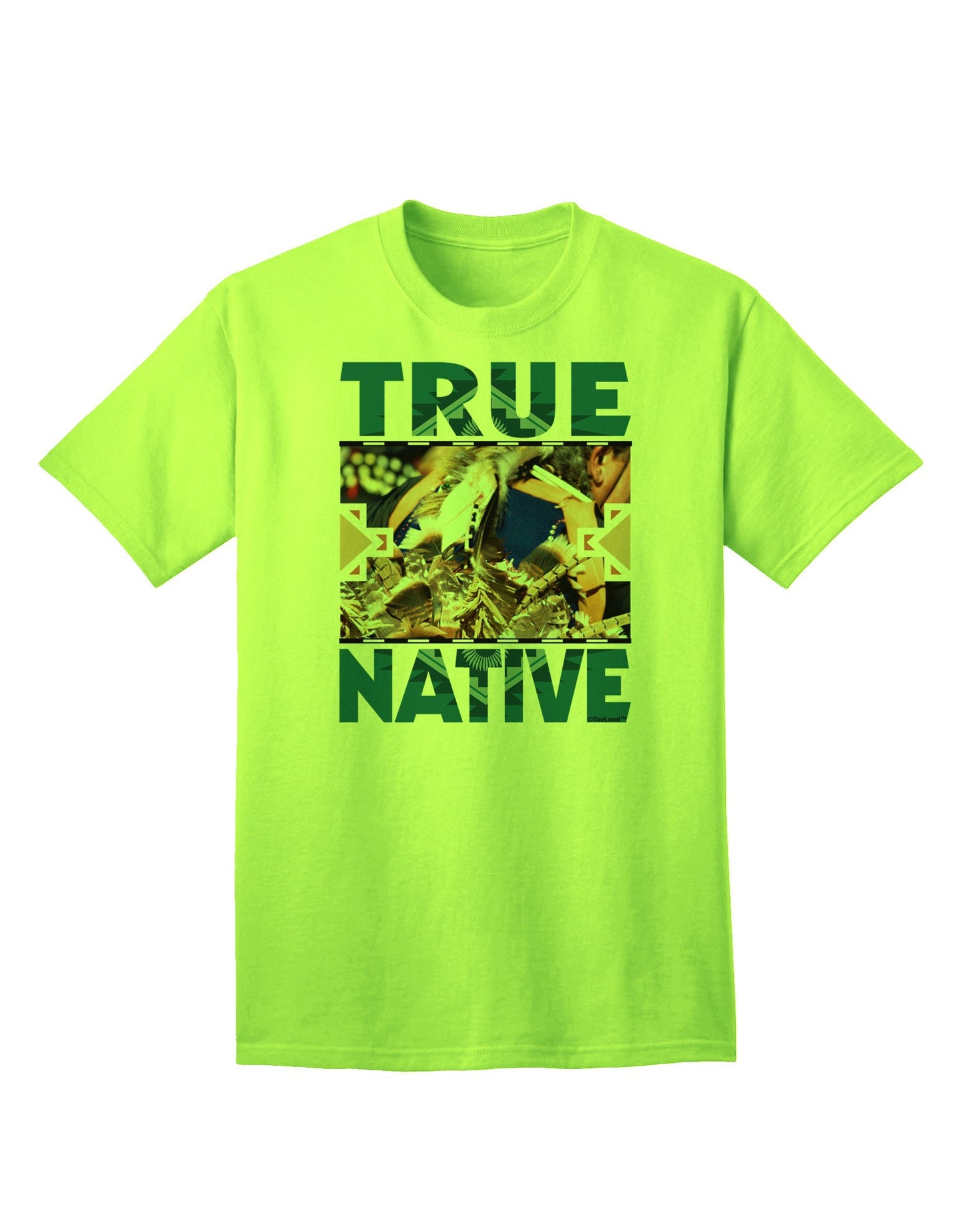 Authentic Native American-Inspired Adult T-Shirt Collection-Mens T-shirts-TooLoud-Neon-Green-Small-Davson Sales