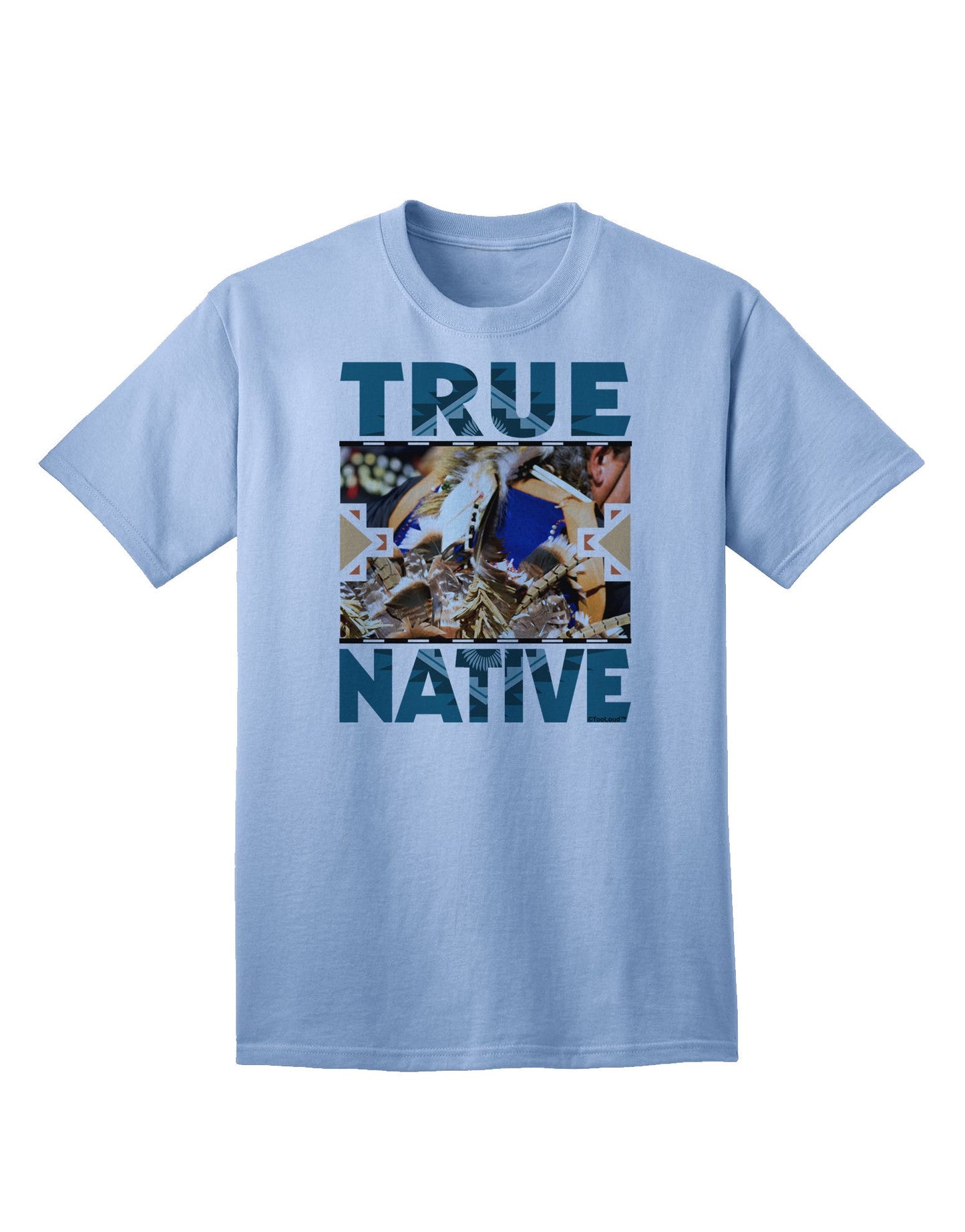 Authentic Native American-Inspired Adult T-Shirt Collection-Mens T-shirts-TooLoud-Light-Blue-Small-Davson Sales