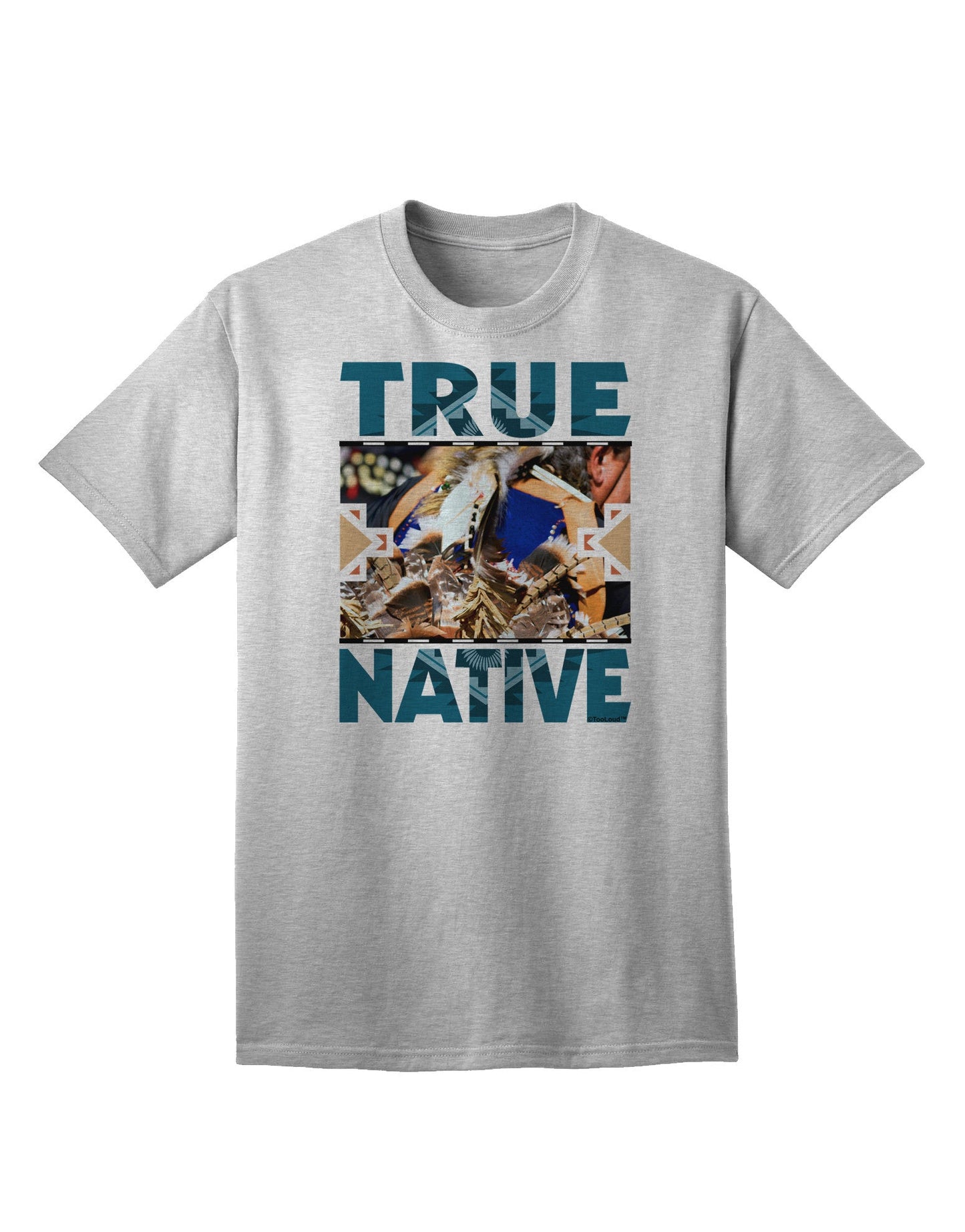 Authentic Native American-Inspired Adult T-Shirt Collection-Mens T-shirts-TooLoud-AshGray-Small-Davson Sales