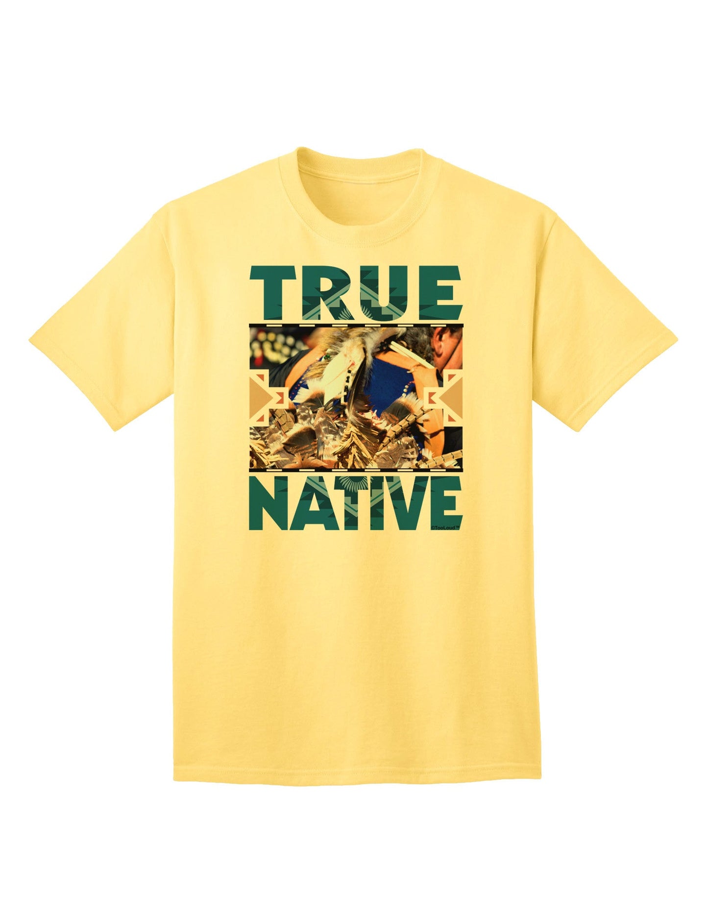 Authentic Native American-Inspired Adult T-Shirt Collection-Mens T-shirts-TooLoud-Yellow-Small-Davson Sales