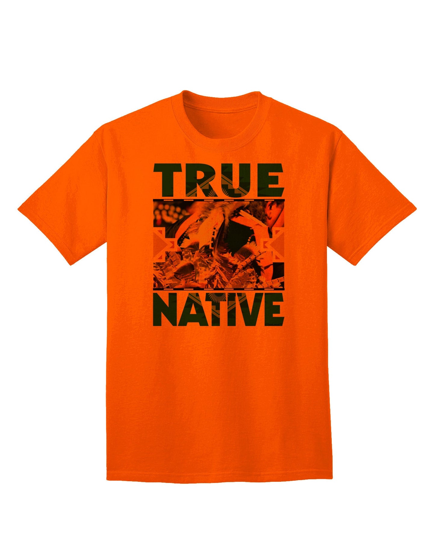 Authentic Native American-Inspired Adult T-Shirt Collection-Mens T-shirts-TooLoud-Orange-Small-Davson Sales