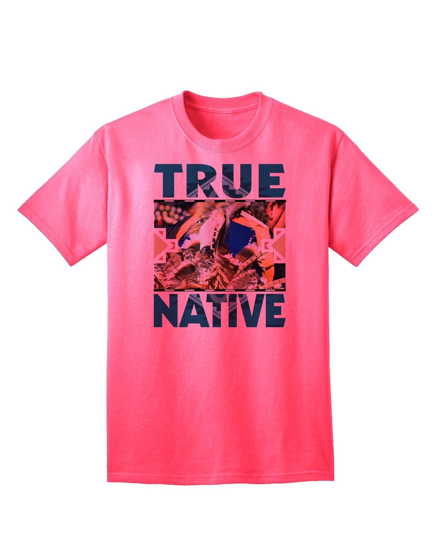 Authentic Native American-Inspired Adult T-Shirt Collection-Mens T-shirts-TooLoud-Neon-Pink-Small-Davson Sales
