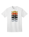 Authentic Natural Mustache Rainbow - Premium Adult T-Shirt Collection-Mens T-shirts-TooLoud-White-Small-Davson Sales