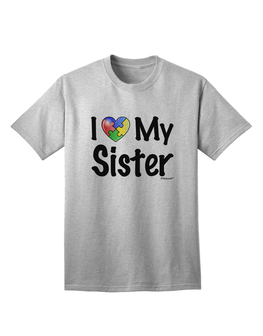 Autism Awareness Adult T-Shirt - A Heartfelt Tribute to Sisters by TooLoud-Mens T-shirts-TooLoud-White-Small-Davson Sales