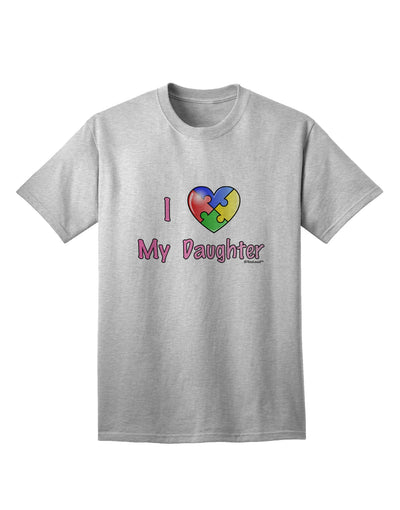 Autism Awareness Adult T-Shirt - Express Your Love for Your Daughter with Style, by TooLoud-Mens T-shirts-TooLoud-AshGray-Small-Davson Sales