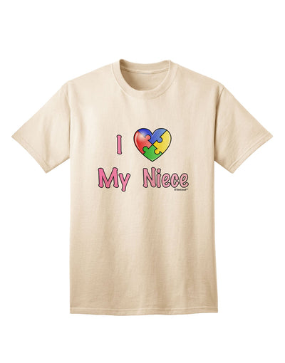 Autism Awareness Adult T-Shirt: Show Your Love for Your Niece with TooLoud-Mens T-shirts-TooLoud-Natural-Small-Davson Sales