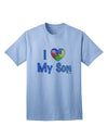 Autism Awareness Adult T-Shirt: Show Your Love for Your Son with TooLoud-Mens T-shirts-TooLoud-Light-Blue-Small-Davson Sales