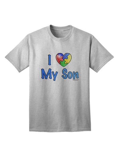 Autism Awareness Adult T-Shirt: Show Your Love for Your Son with TooLoud-Mens T-shirts-TooLoud-AshGray-Small-Davson Sales