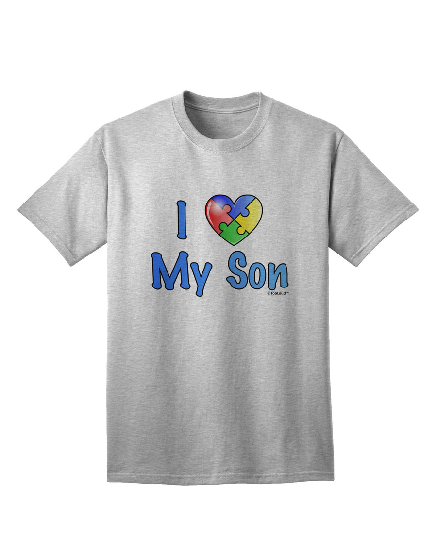 Autism Awareness Adult T-Shirt: Show Your Love for Your Son with TooLoud-Mens T-shirts-TooLoud-White-Small-Davson Sales