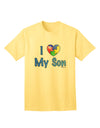 Autism Awareness Adult T-Shirt: Show Your Love for Your Son with TooLoud-Mens T-shirts-TooLoud-Yellow-Small-Davson Sales