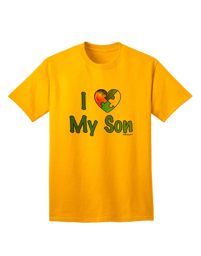 Autism Awareness Adult T-Shirt: Show Your Love for Your Son with TooLoud-Mens T-shirts-TooLoud-Gold-Small-Davson Sales