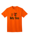 Autism Awareness Adult T-Shirt: Show Your Love for Your Son with TooLoud-Mens T-shirts-TooLoud-Orange-Small-Davson Sales