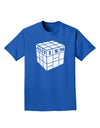 Autism Awareness - Cube B & W Adult Dark T-Shirt-Mens T-Shirt-TooLoud-Royal-Blue-Small-Davson Sales