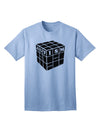 Autism Awareness - Cube B & W Adult T-Shirt-unisex t-shirt-TooLoud-Light-Blue-Small-Davson Sales