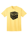 Autism Awareness - Cube B & W Adult T-Shirt-unisex t-shirt-TooLoud-Yellow-Small-Davson Sales