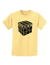 Autism Awareness - Cube B & W Childrens T-Shirt-Childrens T-Shirt-TooLoud-Daffodil-Yellow-X-Small-Davson Sales