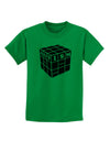 Autism Awareness - Cube B & W Childrens T-Shirt-Childrens T-Shirt-TooLoud-Kelly-Green-X-Small-Davson Sales