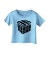 Autism Awareness - Cube B & W Infant T-Shirt-Infant T-Shirt-TooLoud-Aquatic-Blue-06-Months-Davson Sales