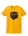 Autism Awareness - Cube B & W Womens T-Shirt-Womens T-Shirt-TooLoud-Gold-X-Small-Davson Sales