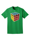 Autism Awareness - Cube Color Adult Dark T-Shirt-Mens T-Shirt-TooLoud-Kelly-Green-Small-Davson Sales
