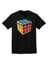 Autism Awareness - Cube Color Adult Dark T-Shirt-Mens T-Shirt-TooLoud-Black-Small-Davson Sales