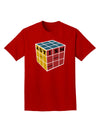 Autism Awareness - Cube Color Adult Dark T-Shirt-Mens T-Shirt-TooLoud-Red-Small-Davson Sales