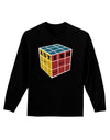 Autism Awareness - Cube Color Adult Long Sleeve Dark T-Shirt-TooLoud-Black-Small-Davson Sales