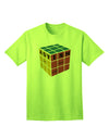 Autism Awareness - Cube Color Adult T-Shirt-unisex t-shirt-TooLoud-Neon-Green-Small-Davson Sales