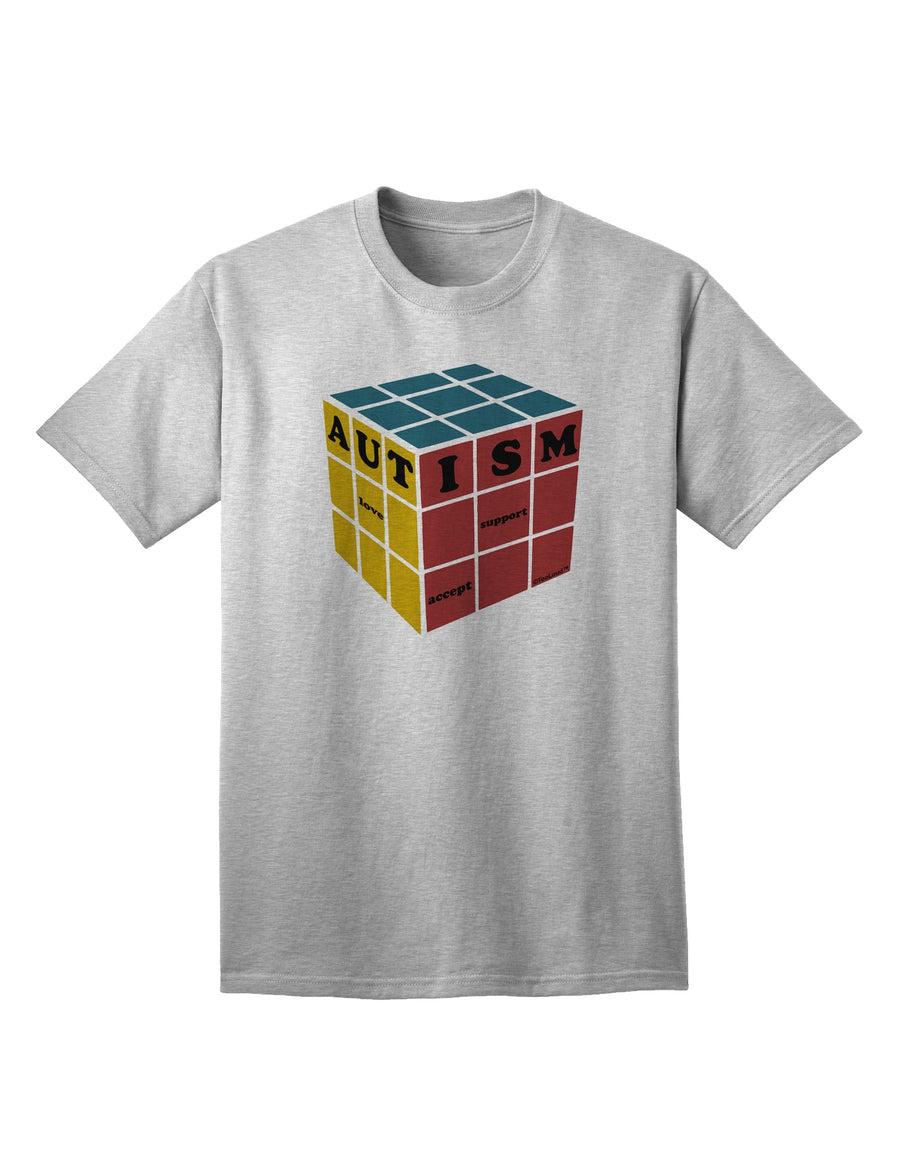 Autism Awareness - Cube Color Adult T-Shirt-unisex t-shirt-TooLoud-White-Small-Davson Sales
