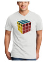 Autism Awareness - Cube Color Adult V-Neck T-shirt-Mens V-Neck T-Shirt-TooLoud-White-Small-Davson Sales
