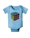 Autism Awareness - Cube Color Baby Romper Bodysuit-Baby Romper-TooLoud-Light-Blue-06-Months-Davson Sales