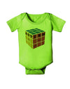Autism Awareness - Cube Color Baby Romper Bodysuit-Baby Romper-TooLoud-Lime-Green-06-Months-Davson Sales